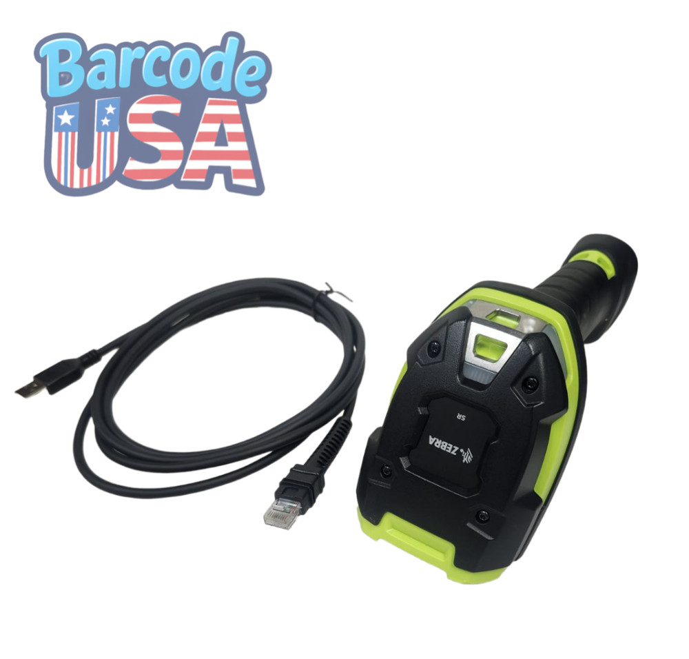 ✅Zebra DS3608-SR00003VZWW Rugged 2D/1D/QR Barcode Scanner, Corded USB, KIT!🔥⭐