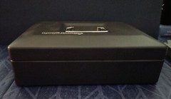 Sentrysafe Money Safe Cash Box with Money Tray and Key Lock, 0.21 Cubic Feet, 3.