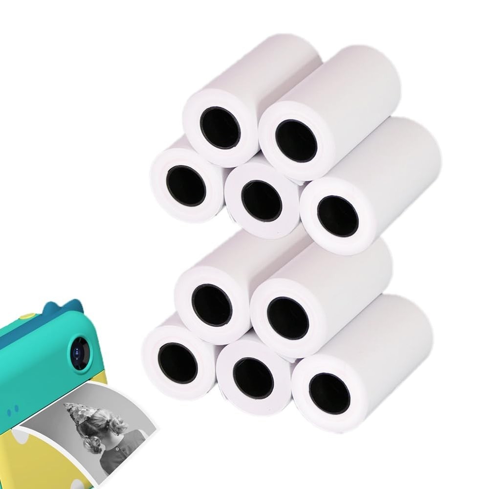 10 Rolls Instant Camera Refill Print Paper-for Kid’s Instant Camera Favors Su…