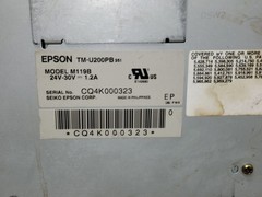 Epson Model TM-U200B POS Receipt Printer M119B Serial