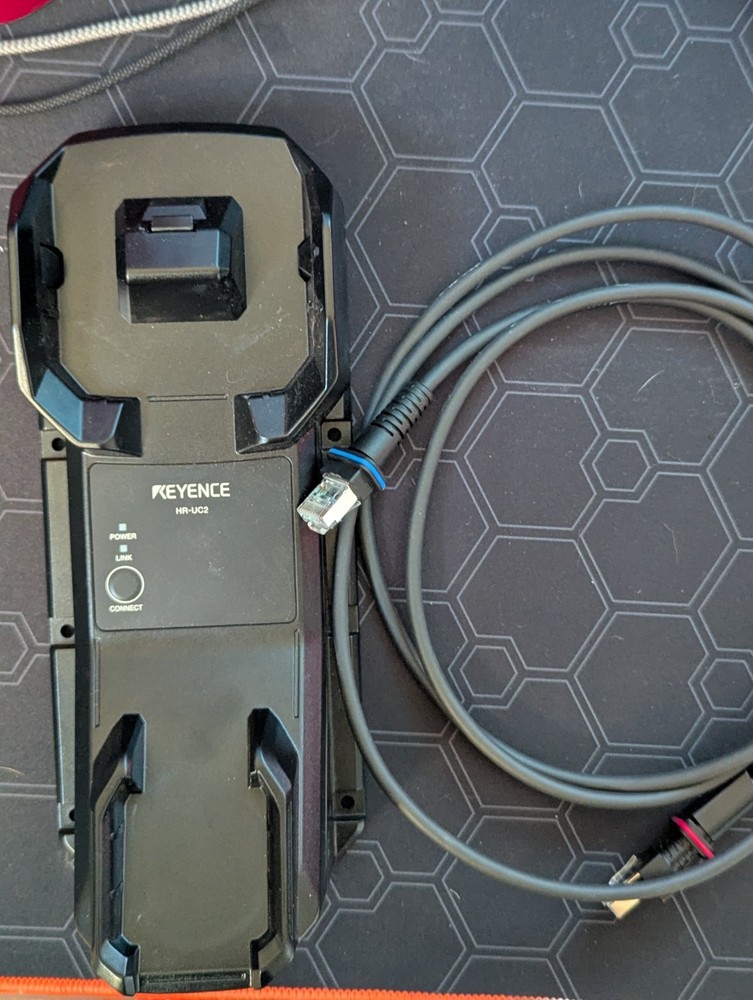 Keyence HR-UC2 Rugged Industrial Handheld Code Reader, Wireless Models Cradle