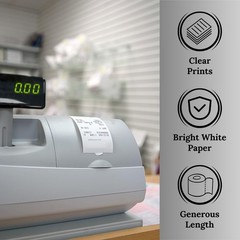 50 Rolls 2 1/4″x165′ Thermal Paper Cash Register Credit Card POS Receipt Rolls