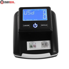 Automatic Cash Currency Money Counter Machine Counterfeit Bill Detector UV MG IR