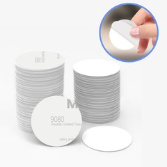 100 Adhesive NFC Coins – High-Quality NTAG215 Blank Tags, Waterproof Design