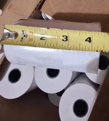 4 3/8in Thermal Printer paper O’Neil Zebra 42ct