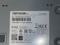 Star TSP100 Thermal POS Receipt Printer TSP143IIIBI2 Bluetooth 39474810 NEW