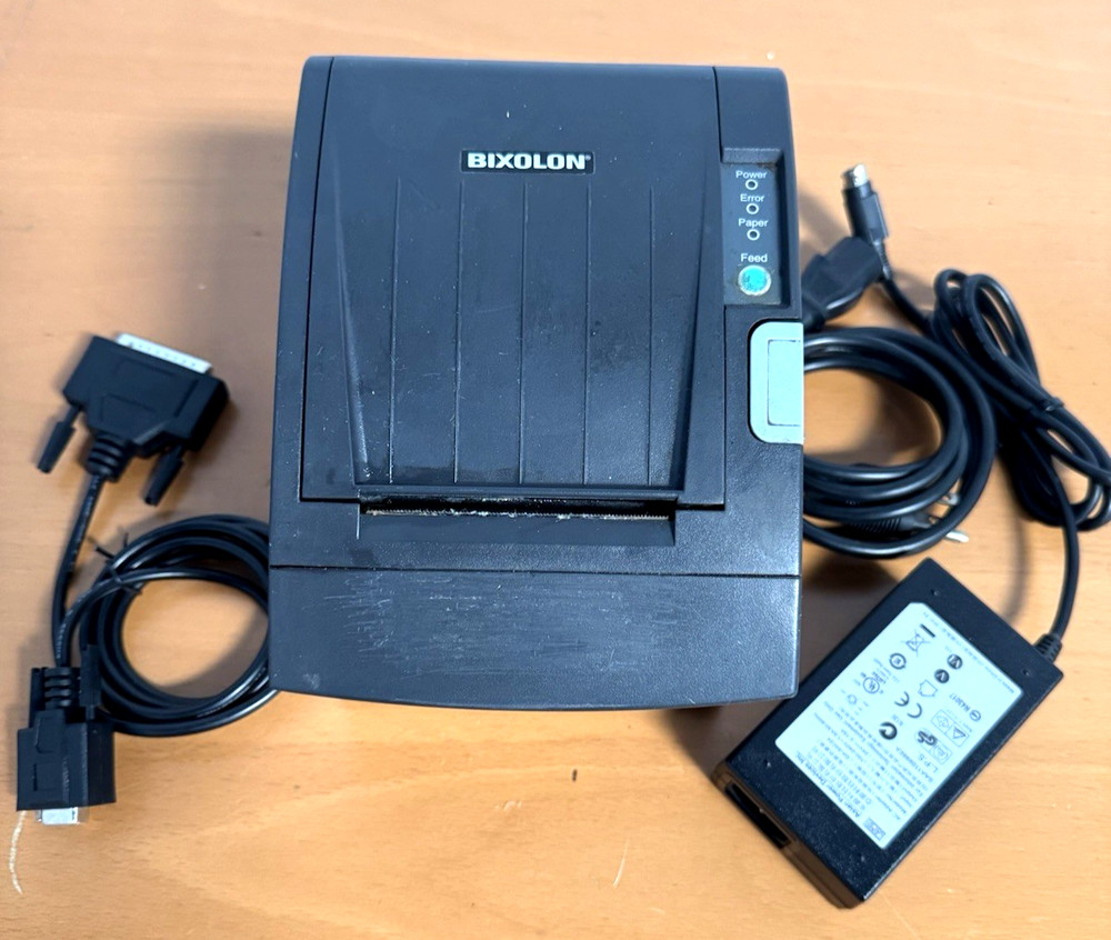 BIXOLON SRP-350PG Thermal Receipt Printer w Serial and Power Supply Cables