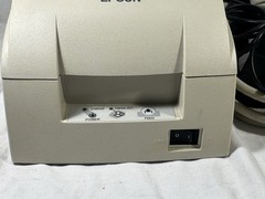 Epson TM-U220PD POS Dot Matrix Receipt Printer Grey Parallel – Tested Powers On