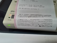 SEIKO SII DPU 414-30B THERMAL PRINTER + POWER SUPPLY + SERIAL CABLE AND TESTED