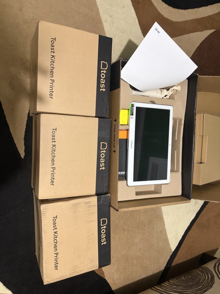 Toast TT204W & TKP300 Kitchen Printer Data Processing Machine POS System