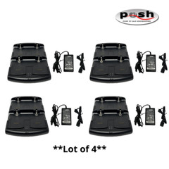 Lot of 4 Symbol/Motorola 4-Slot Battery Charger SAC5500-4000 for MC55/MC65/MC67