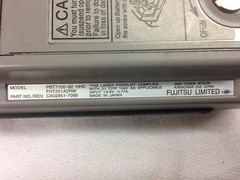 Fujitsu PBT7100 Data Collection Terminal PBT7100-62 – For Parts/Repair