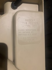 Vintage 1960s Nadex Coin Sorter Model 607 & Feeder Model 707 – Tested Working