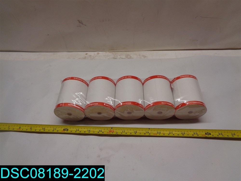 QTY=100: 3-1/8″x230′ Thermal Paper Rolls-Coreless, BRR Paper BRR318230