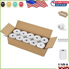 Professional Thermal Paper Rolls 3-1/8″ x 230ft – Perfect for Busy Checkouts
