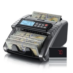 LOLARAN AL1000 Money Counter Machine with Value Counting, Support Dollar and …
