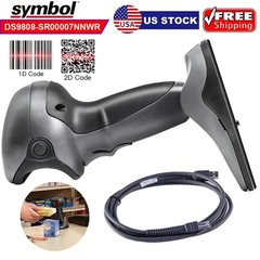 Zebra Symbol DS9808-SR00007NNWR 2D/1D/QR Code Barcode Scanner With USB cable US