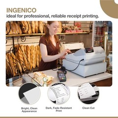 Thermal Paper Rolls for Ingenico Desk 3500, Desk 5000, Move 5000, ICT220, ICT…