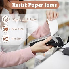 Thermal Paper Receipt Roll 2 1/4″ x 55′, 8 Rolls