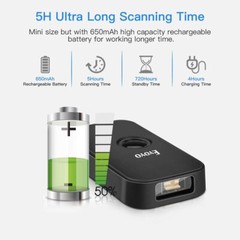 Eyoyo 10pcs/Set Portable 1D Bluetooth Barcode Scanner USB Image Scanning Reader