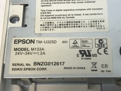 Lot of 3 Epson TM-U325D M133A POS Receipt Printers. NO AC Adapters READ DESC!
