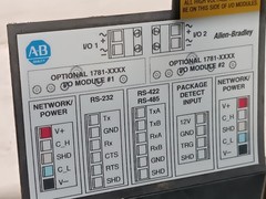 Allen-Bradley 2755-NB40 Ser A Rev A wiring base for scanner, made in USA
