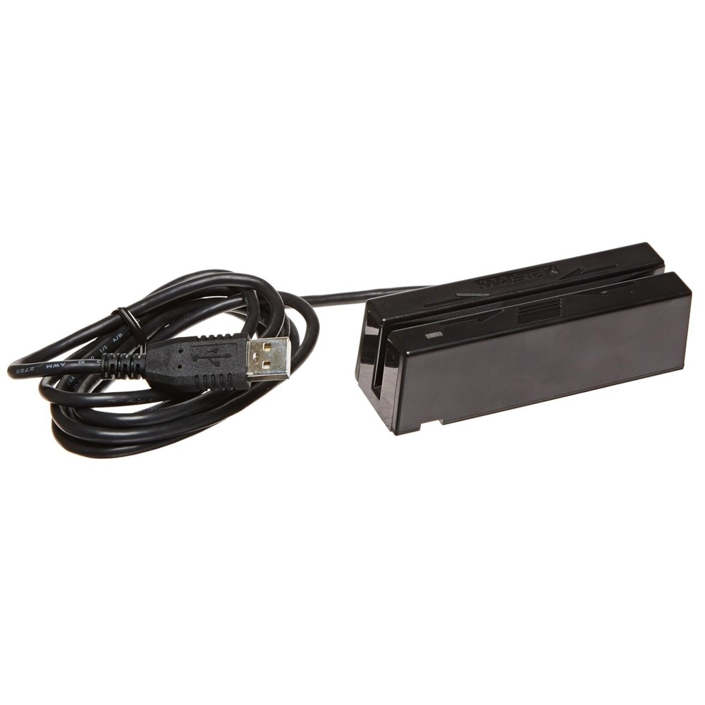 Triple Track Magnetic Stripe Reader, USB Cable