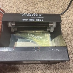 Fraud Fighter UV-16 Counterfeit Scanner UV Light Bill ID Checker Open Box