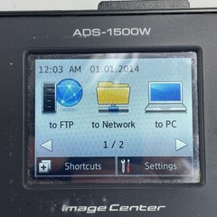 Brother ImageCenter ADS-1500W Document Scanner Tested No Power Cord