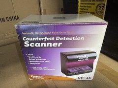 Fraud Fighter UV-16 Ultraviolet Fluorescent Counterfeit Currency Money Detector
