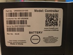 Money Controls Coin Money Hander Battery CR5000 CR5000TCXX01000 CR5000CC01000