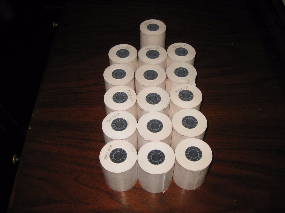 2 1/4” x 85 ft THERMAL PAPER REGISTER CREDIT CARD POS PAPER (16 ROLLS)(tag226