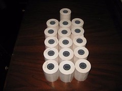 2 1/4” x 85 ft THERMAL PAPER REGISTER CREDIT CARD POS PAPER (16 ROLLS)(tag226