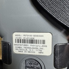Symbol PDT3100 Handheld Scanner Portable Data Terminal w/ Base 2005 Model