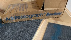 Vintage Addressograph NewBold Credit Card Imprinter Machine