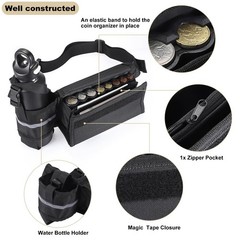 Euro Coin Holder Coin Dispenser with Water Bottle Holder, Fanny Pack with Ban…