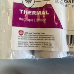 Nine Rolls Of Thermal Paper Rolls 2 1/4 X 85 Ft Office Depot