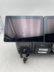 Lot of 2 NCR 7744 Android Tablet Touch POS Register Factory Reset w/ AC Adapters