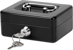 Key-Controlled X-Small Cash Box – Portable Storage for Coins and Medication