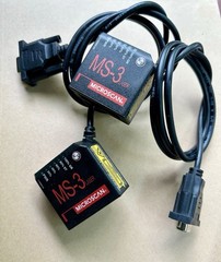**LOT OF 2** Microscan MS-3 Laser Barcode Scanner FIS-0003-0001G **BOGO**