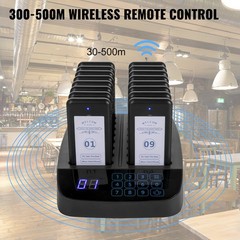 Uimoso Restaurant Pager Paging System 16Coasters Wireless Pagers for Restaurants