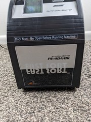 Royal Sovereign FS-4DA Fast Sort 4-Row Auto Coin Sorter Counter Tested