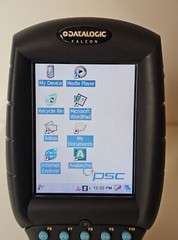 EXCELLENT DataLogic PSC Falcon 5500 Scanner Mobile PC Barcode RFID Reader UPC
