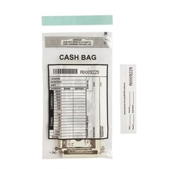 Adsure Clear Plastic Small Bank Deposit Bags For Cash Pack Of 1000 5X9Tamper