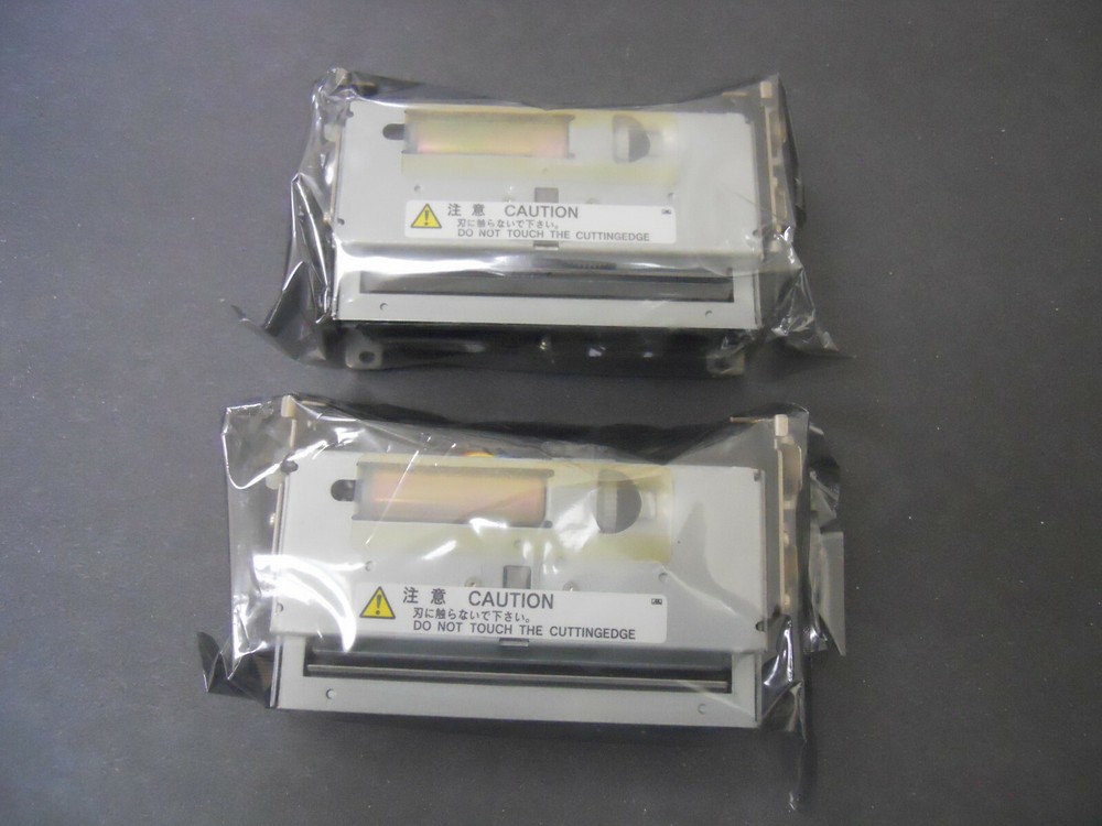 Lot of 2 Fujitsu Thermal Printer Mechanisms With Cutter FTP-632MCL545