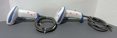 Lot of 2 Motorola DS4208 DS4208-HC0009BWR Wired Barcode Scanners & Cables