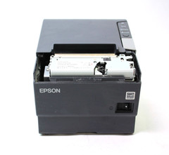 EPSON TM-T88V M244A Pos USB Thermal Printer No Power Supply – Missing Front Lid