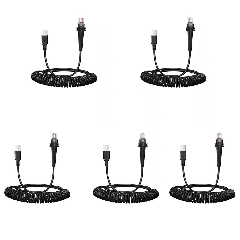 5PCS/CBL-500-300-S00 Barcode Scanner Cable For Honeywell Scanner USB Cable 3M