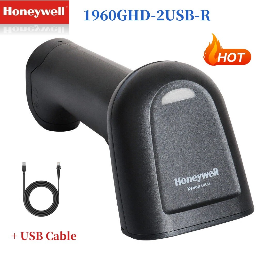 Honeywell 1960GHD-2USB-R 2D Barcode Scanner Area Imager w/USB Cable