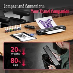 Phomemo Tattoo Stencil Printer Thermal Wireless Tattoo Printer Bluetooth Printer